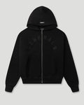 Generals Oversized Zip Hoodie Jet Black