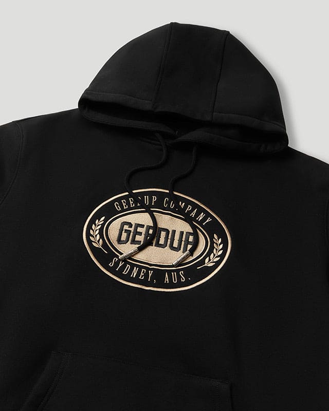 PFK Company Hoodie Black/Red/Cream