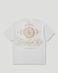 Geedup Co. Cursive T-Shirt Off White