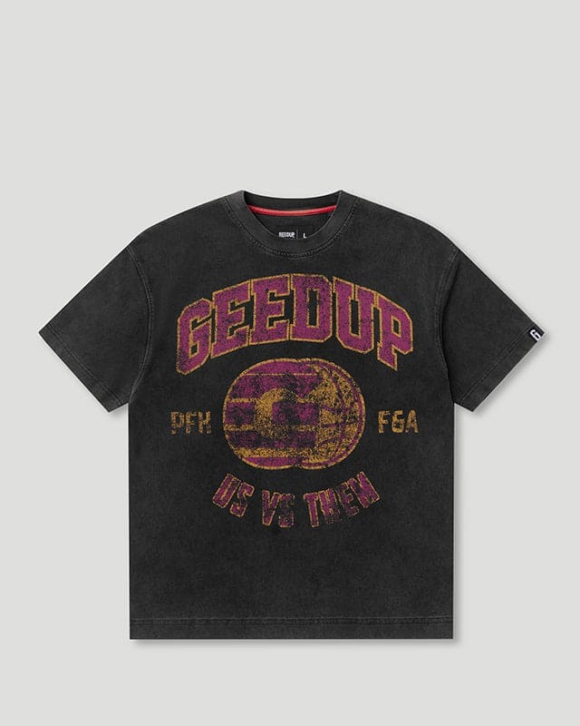G-Ball T-Shirt Washed Black/Purple